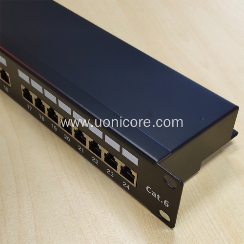 STP Patch panel 24 Port CAT6 Wall panel